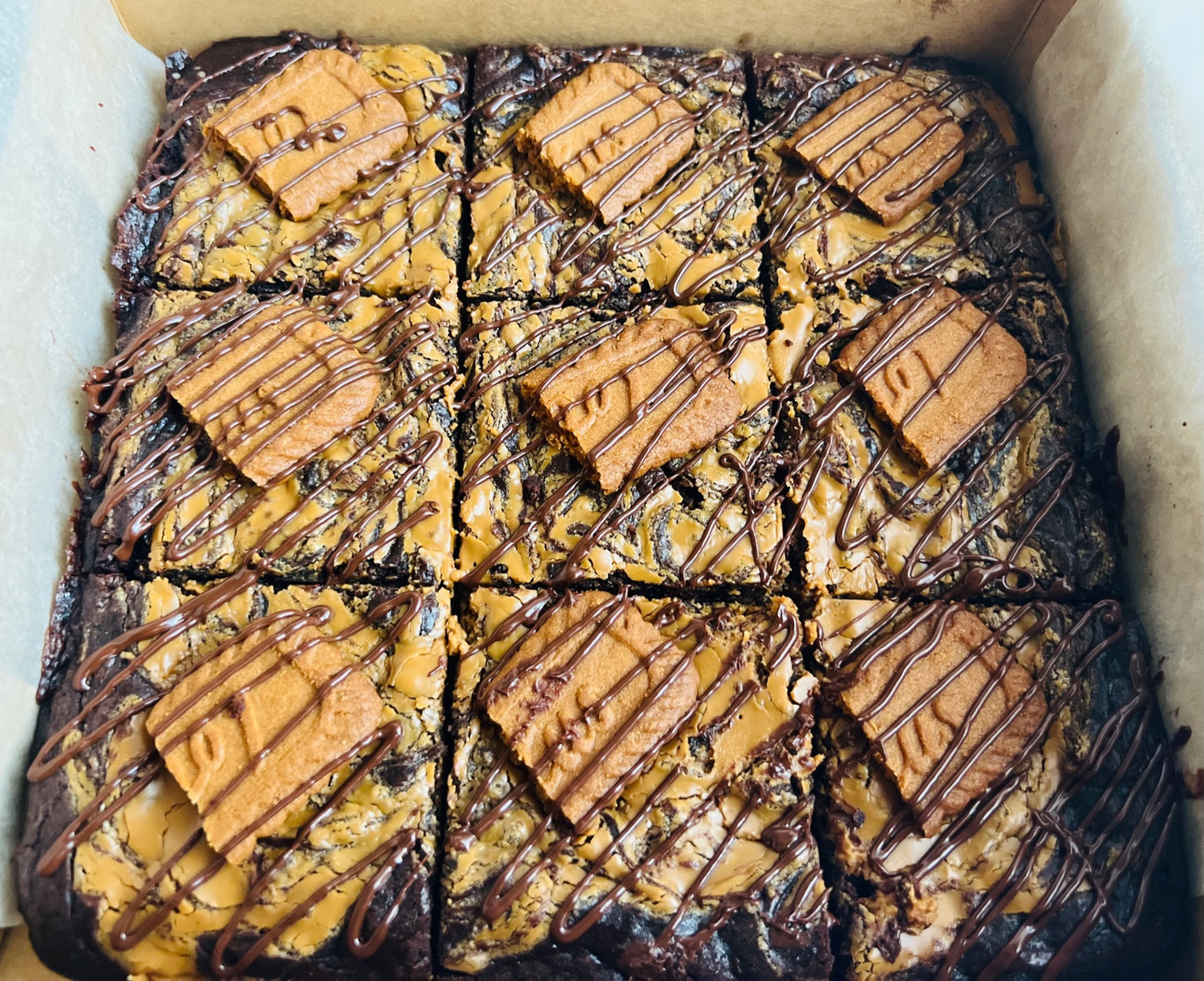 Biscoff Brownie box