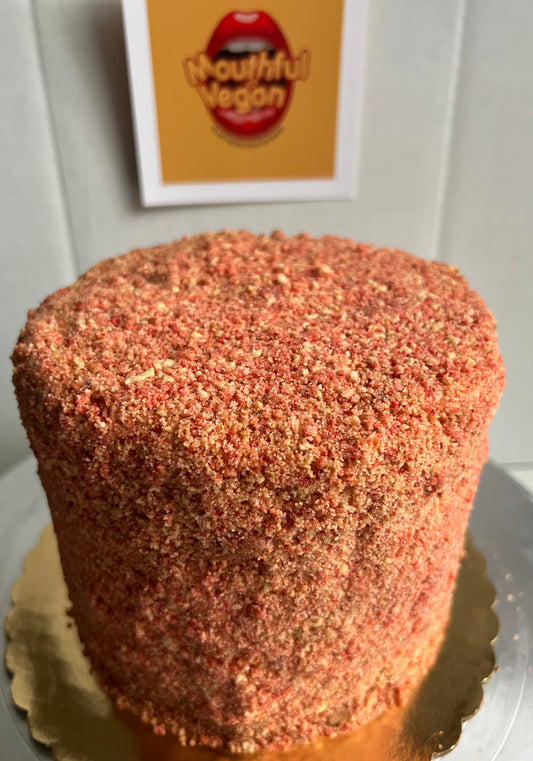 Strawberry Crunch Cake